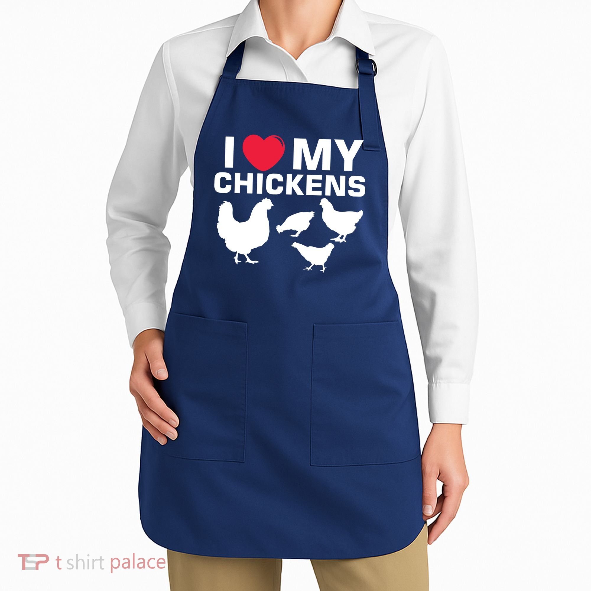 I Love My Chickens Chicken Apron