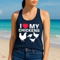 I Love My Chickens Chicken Women's Tank Top thumb 2