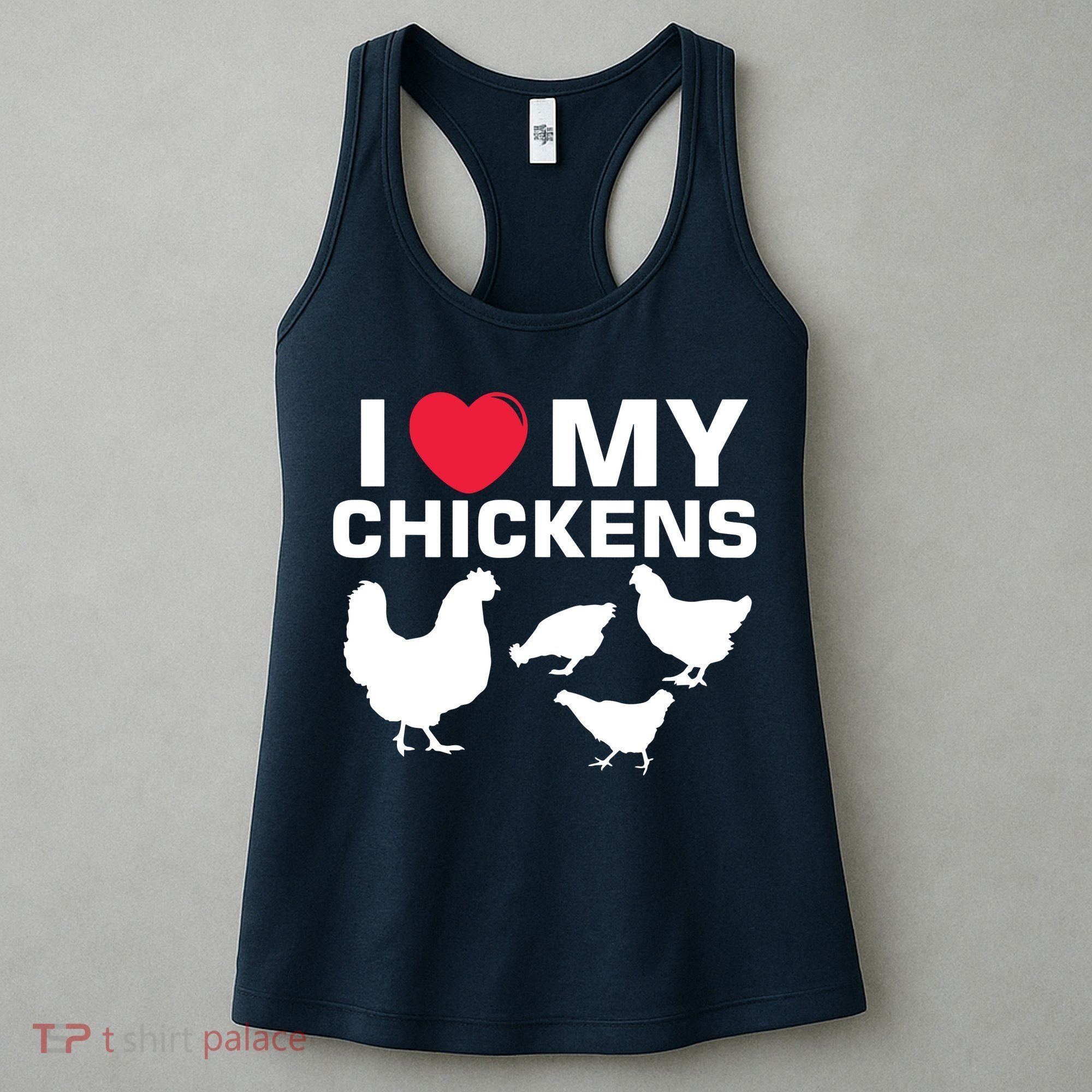 I Love My Chickens Chicken Women's Tank Top