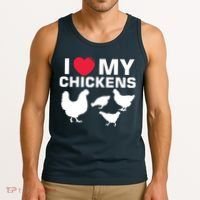 I Love My Chickens Chicken Tank Top thumb 3