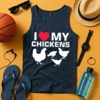 I Love My Chickens Chicken Tank Top thumb 4