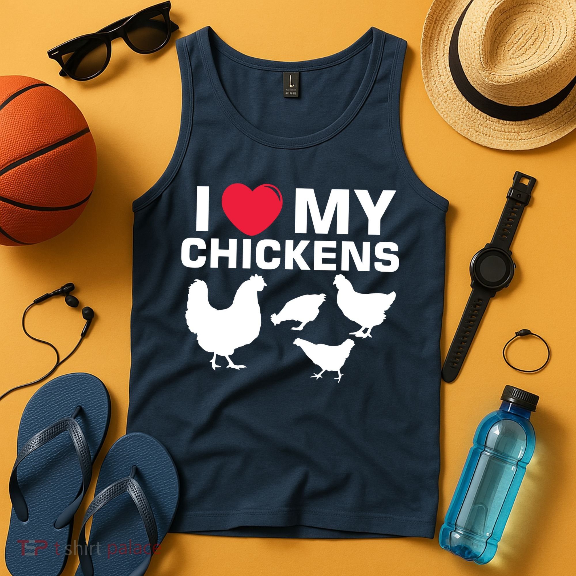 I Love My Chickens Chicken Tank Top