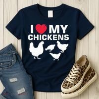 I Love My Chickens Chicken Women's T-Shirt thumb 3