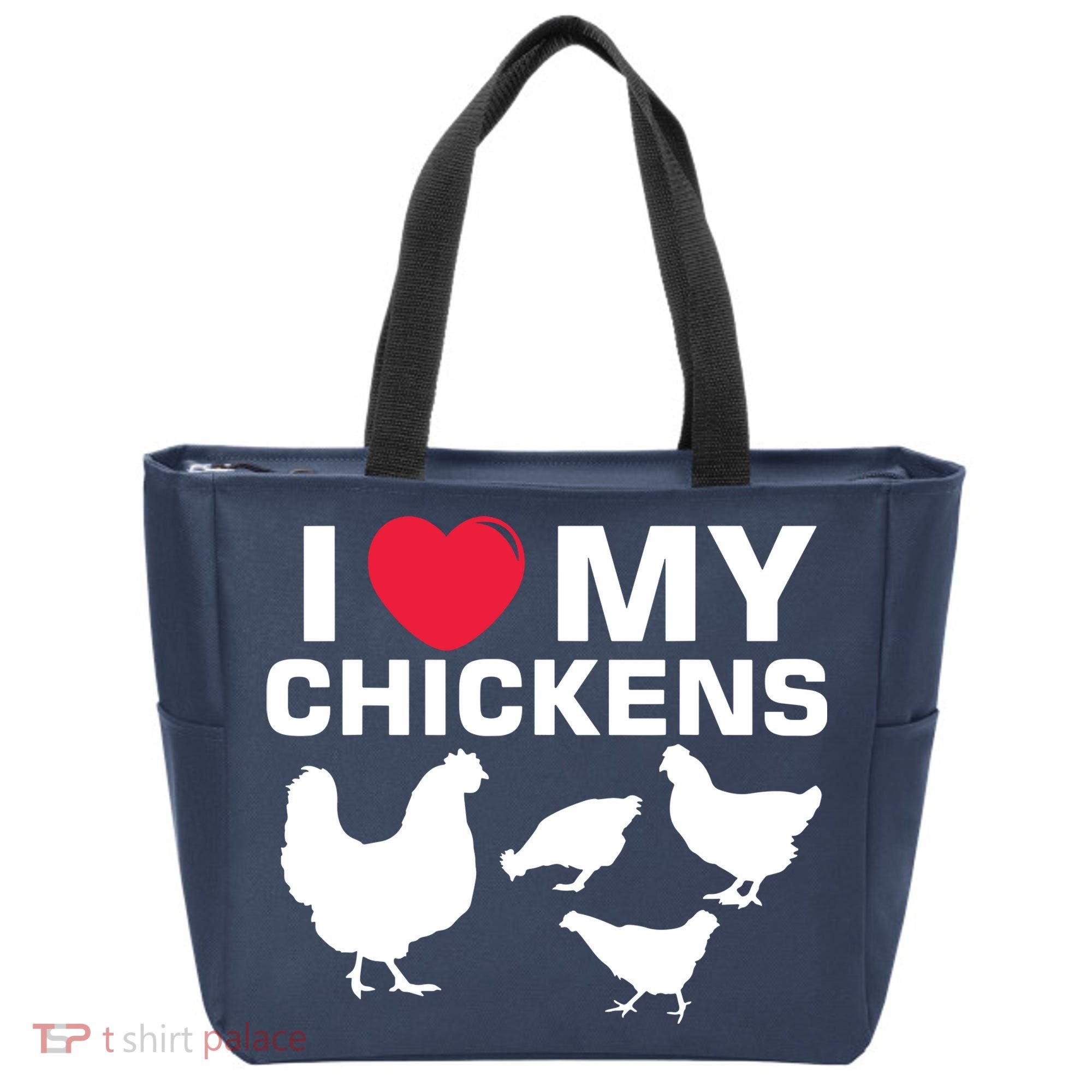 I Love My Chickens Chicken Tote Bag