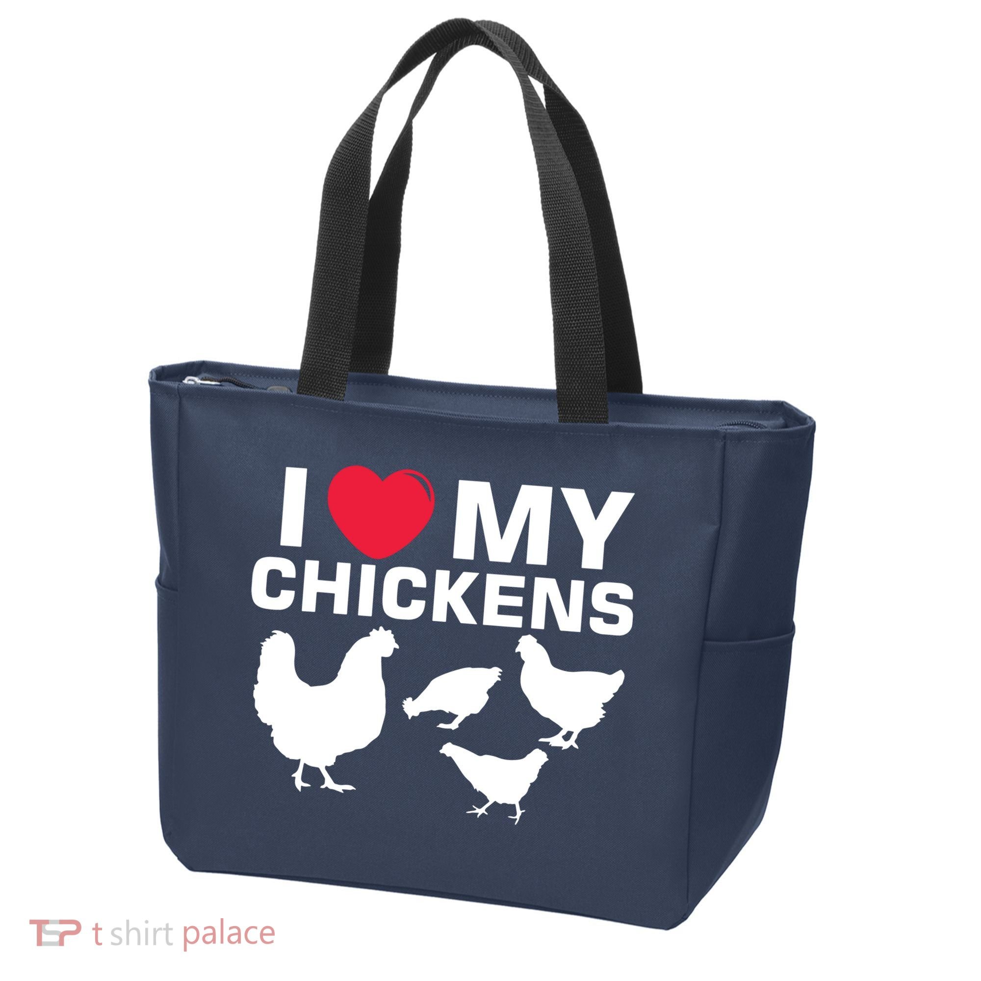 I Love My Chickens Chicken Tote Bag
