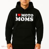 I Love Moto Moms Hoodie thumb 2