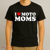 I Love Moto Moms T-Shirt thumb 3
