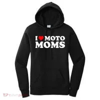 I Love Moto Moms Women's Hoodie thumb 0