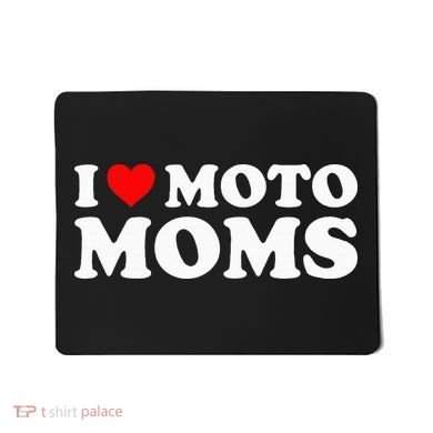 I Love Moto Moms Mousepad