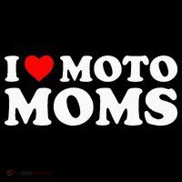 I Love Moto Moms Mousepad thumb 1