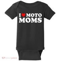 I Love Moto Moms Baby Bodysuit thumb 0