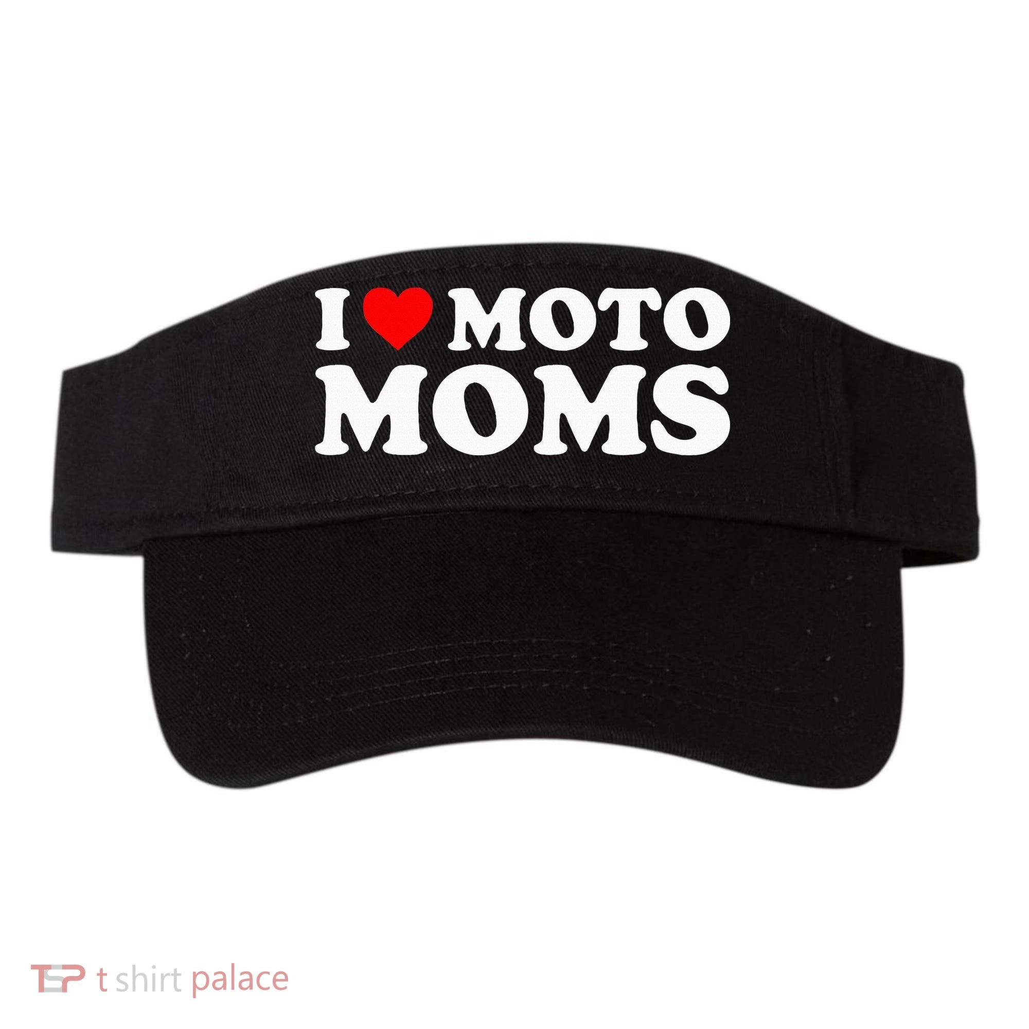 I Love Moto Moms Visor