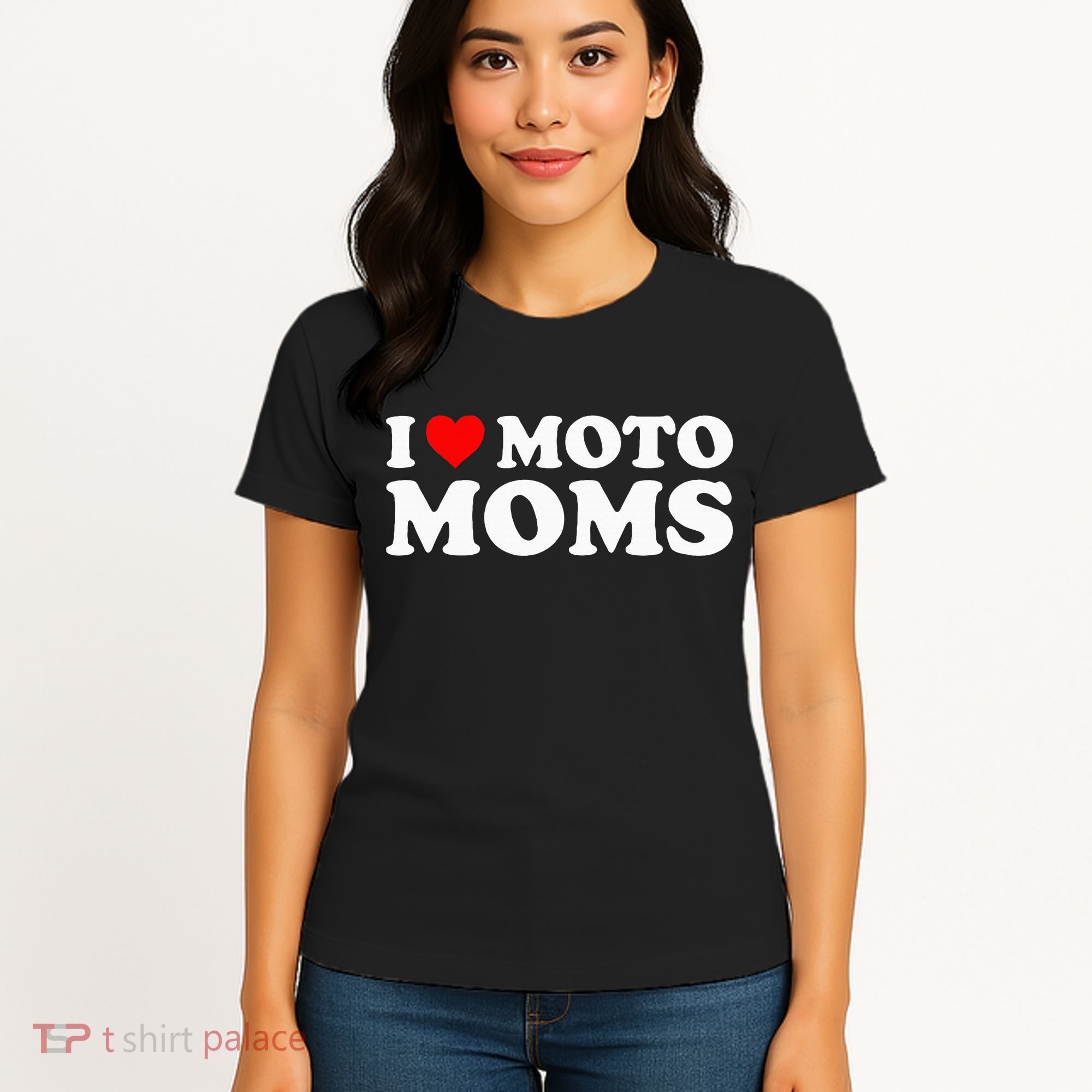 I Love Moto Moms Women's T-Shirt