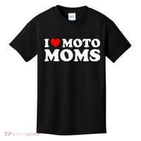 I Love Moto Moms Kids T-Shirt thumb 0