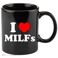I Love Milfs Milf Milf's Hot Mom Hunter Lover Gift Meaningful Gift 11oz C Handle Ceramic Mug thumb 0