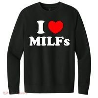 I Love Milfs Milf Milf's Hot Mom Hunter Lover Gift Meaningful Gift V.I.T. Fleece Crew Sweatshirt thumb 0