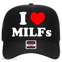 I Love Milfs Milf Milf's Hot Mom Hunter Lover Gift Meaningful Gift Hat thumb 0