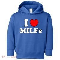 I Love Milfs Milf Milf's Hot Mom Hunter Lover Gift Meaningful Gift Toddler Hoodie thumb 0