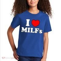 I Love Milfs Milf Milf's Hot Mom Hunter Lover Gift Meaningful Gift Kids T-Shirt thumb 2