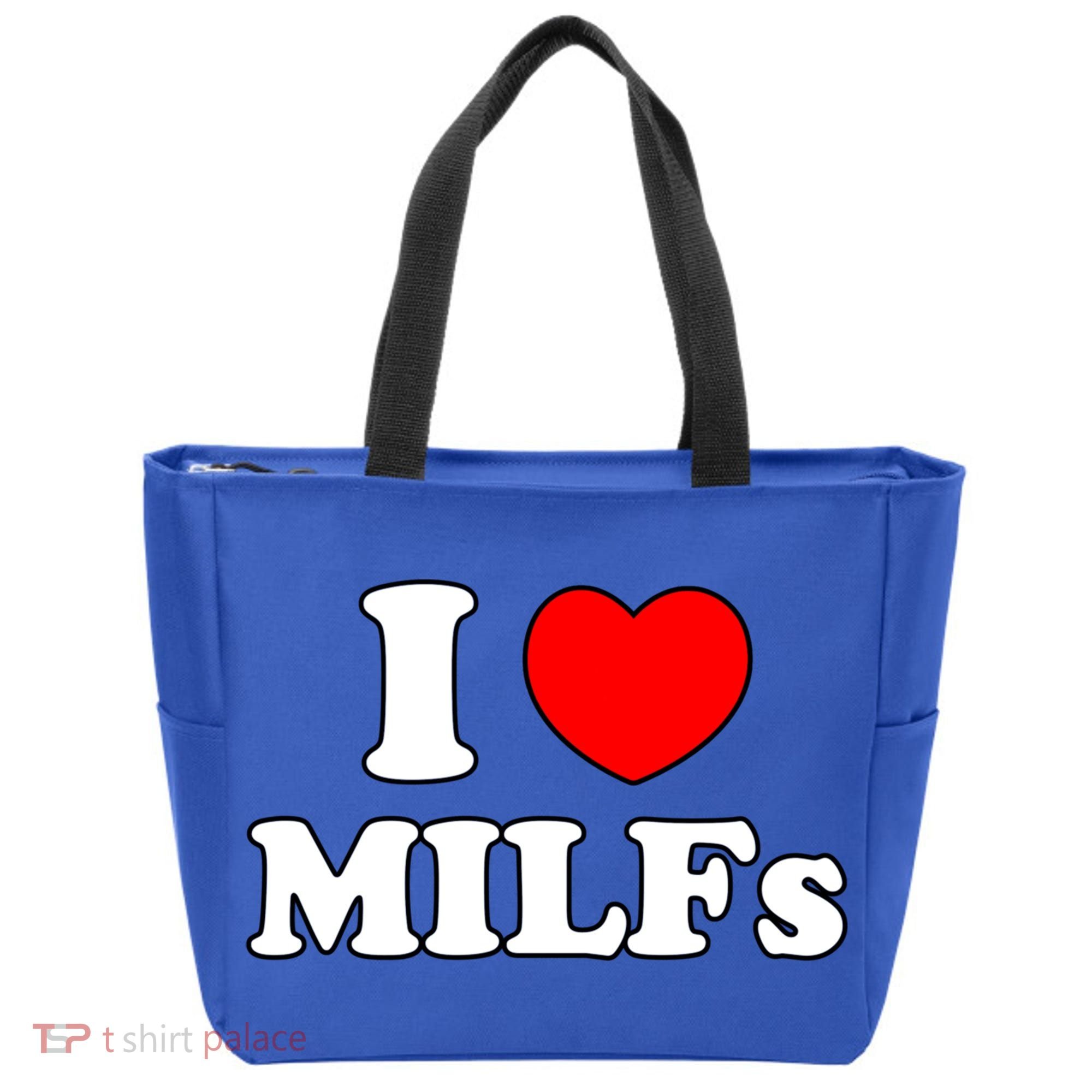 I Love Milfs Milf Milf's Hot Mom Hunter Lover Gift Meaningful Gift Tote Bag