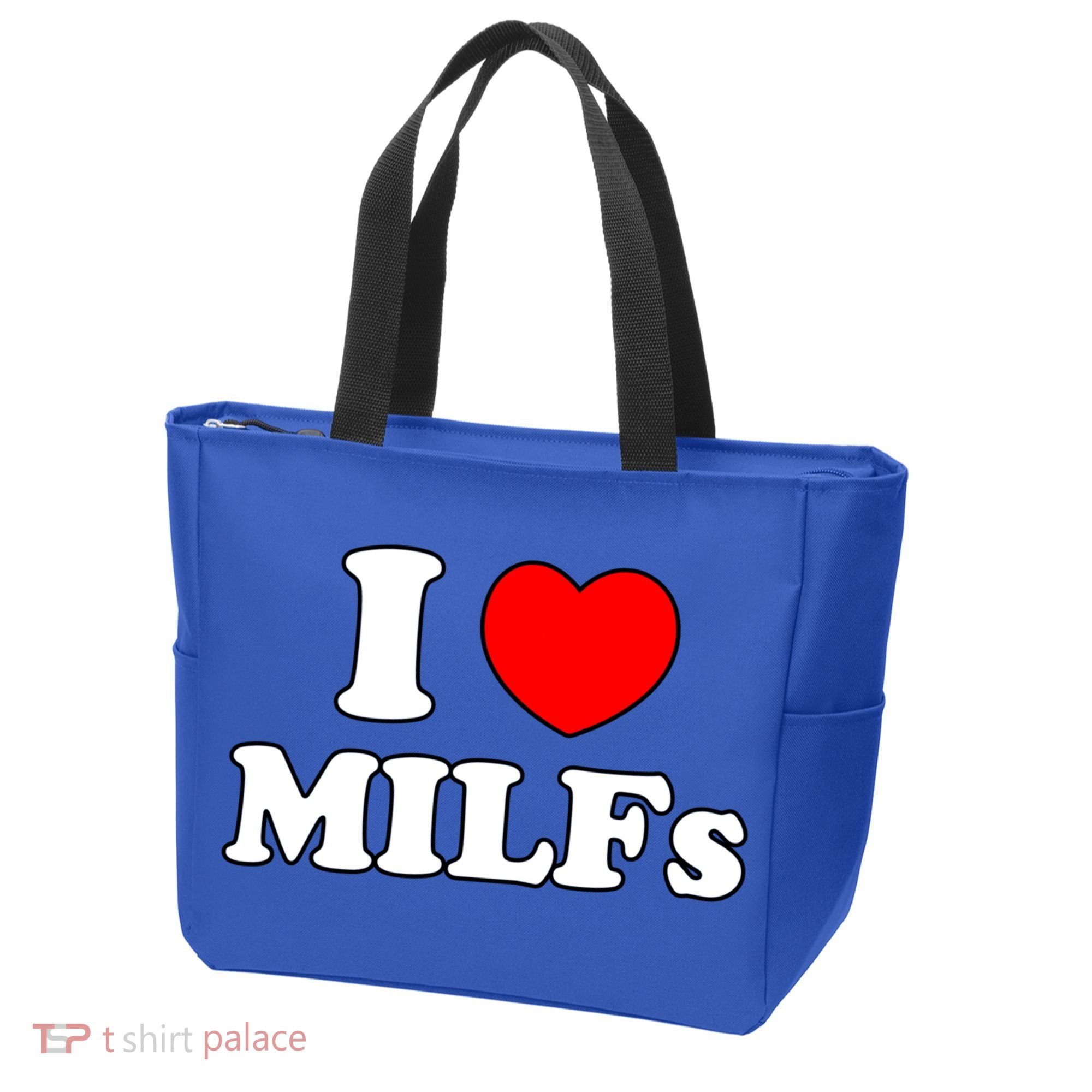 I Love Milfs Milf Milf's Hot Mom Hunter Lover Gift Meaningful Gift Tote Bag
