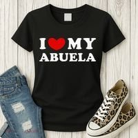 I Love My Abuela Women's T-Shirt thumb 3