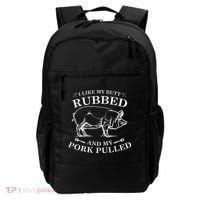 I Like My Butt Rubbed And My Pork Pulled Backpack thumb 0