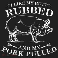 I Like My Butt Rubbed And My Pork Pulled Beanie thumb 2