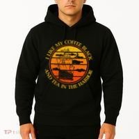 I Like My Coffee Black And Tea In The Harbor Retro Hoodie thumb 2