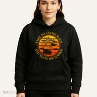 I Like My Coffee Black And Tea In The Harbor Retro Hoodie thumb 5