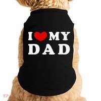 I Love My Dad Doggie Tank thumb 0