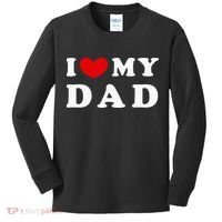 I Love My Dad Kids Long Sleeve Shirt thumb 0