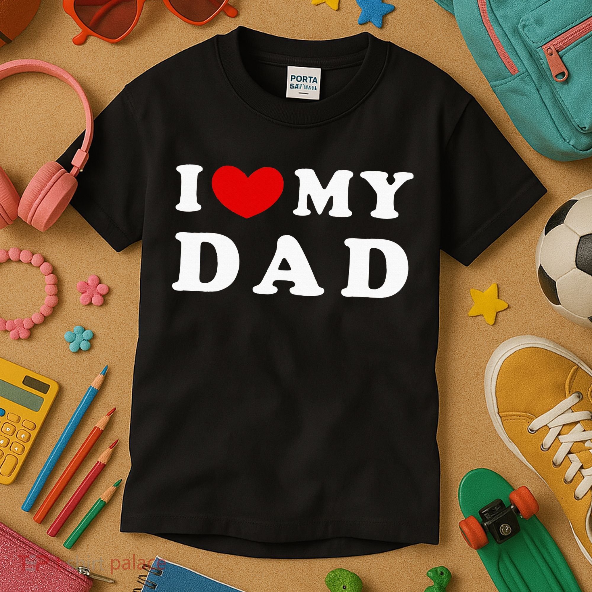 I Love My Dad Kids T-Shirt