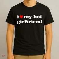 I Love My Hot Girlfriend So Please Stay Away From Me T-Shirt thumb 3