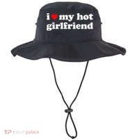 I Love My Hot Girlfriend So Please Stay Away From Me Bucket Hat thumb 0