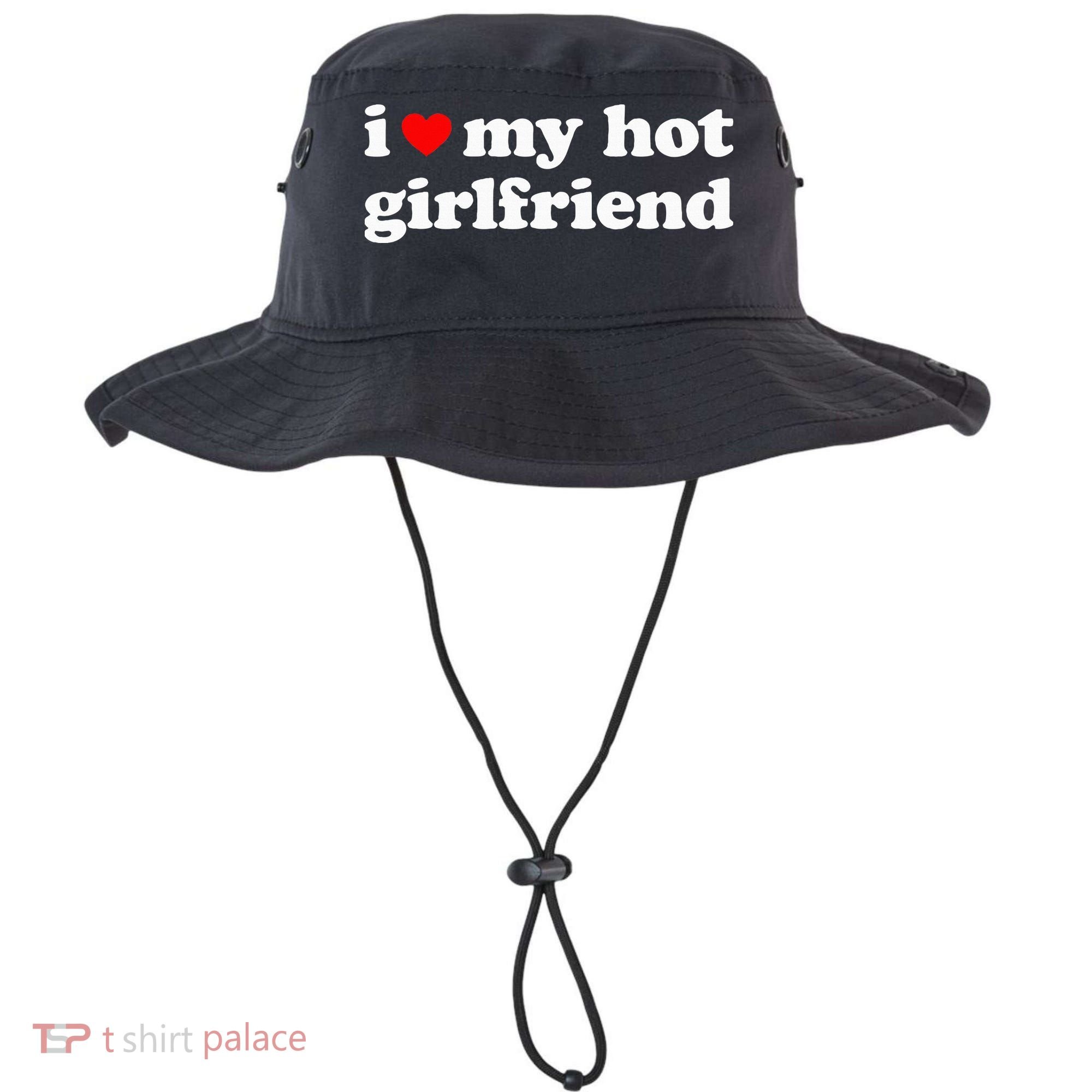 I Love My Hot Girlfriend So Please Stay Away From Me Bucket Hat