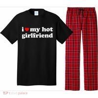 I Love My Hot Girlfriend So Please Stay Away From Me Pajama Set thumb 0