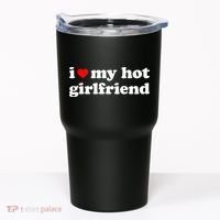 I Love My Hot Girlfriend So Please Stay Away From Me Tumbler thumb 0