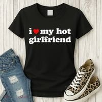 I Love My Hot Girlfriend So Please Stay Away From Me Women's T-Shirt thumb 3