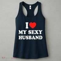 I Love My Sexy Husband Hot Moms I Heart My Sexy Women's Tank Top thumb 3