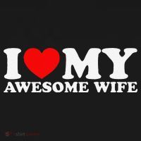 I Love My Awesome Wife Backpack thumb 2