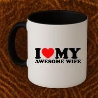 I Love My Awesome Wife Coffee Mug thumb 2