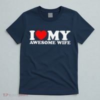 I Love My Awesome Wife T-Shirt thumb 5