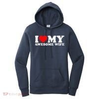 I Love My Awesome Wife Women's Hoodie thumb 0