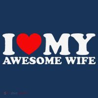 I Love My Awesome Wife Women's Hoodie thumb 2