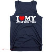 I Love My Awesome Wife Tank Top thumb 0