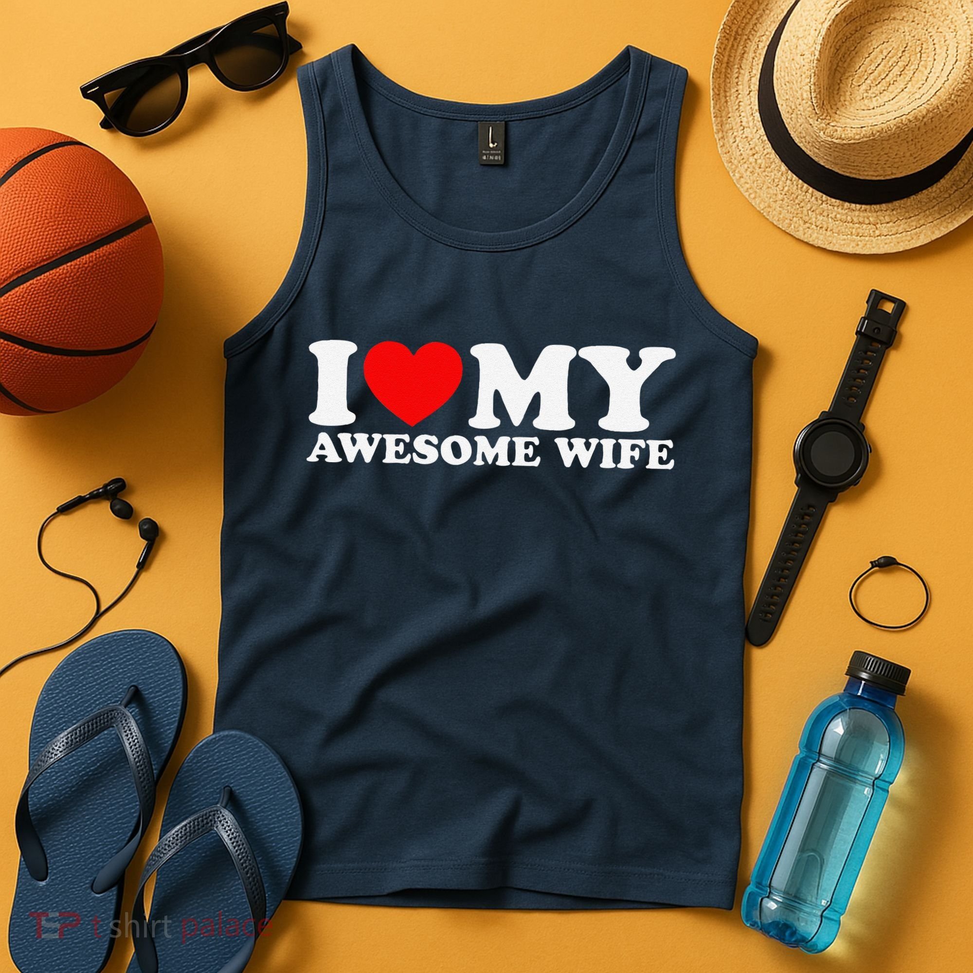 I Love My Awesome Wife Tank Top