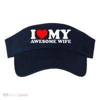 I Love My Awesome Wife Visor thumb 0