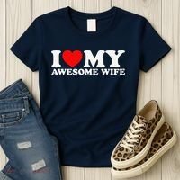 I Love My Awesome Wife Women's T-Shirt thumb 3