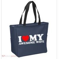 I Love My Awesome Wife Tote Bag thumb 2